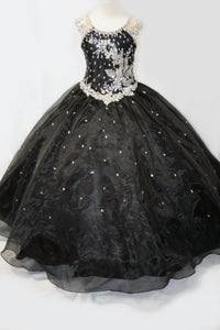 Little Rosie - Girl's Long Pageant Dress