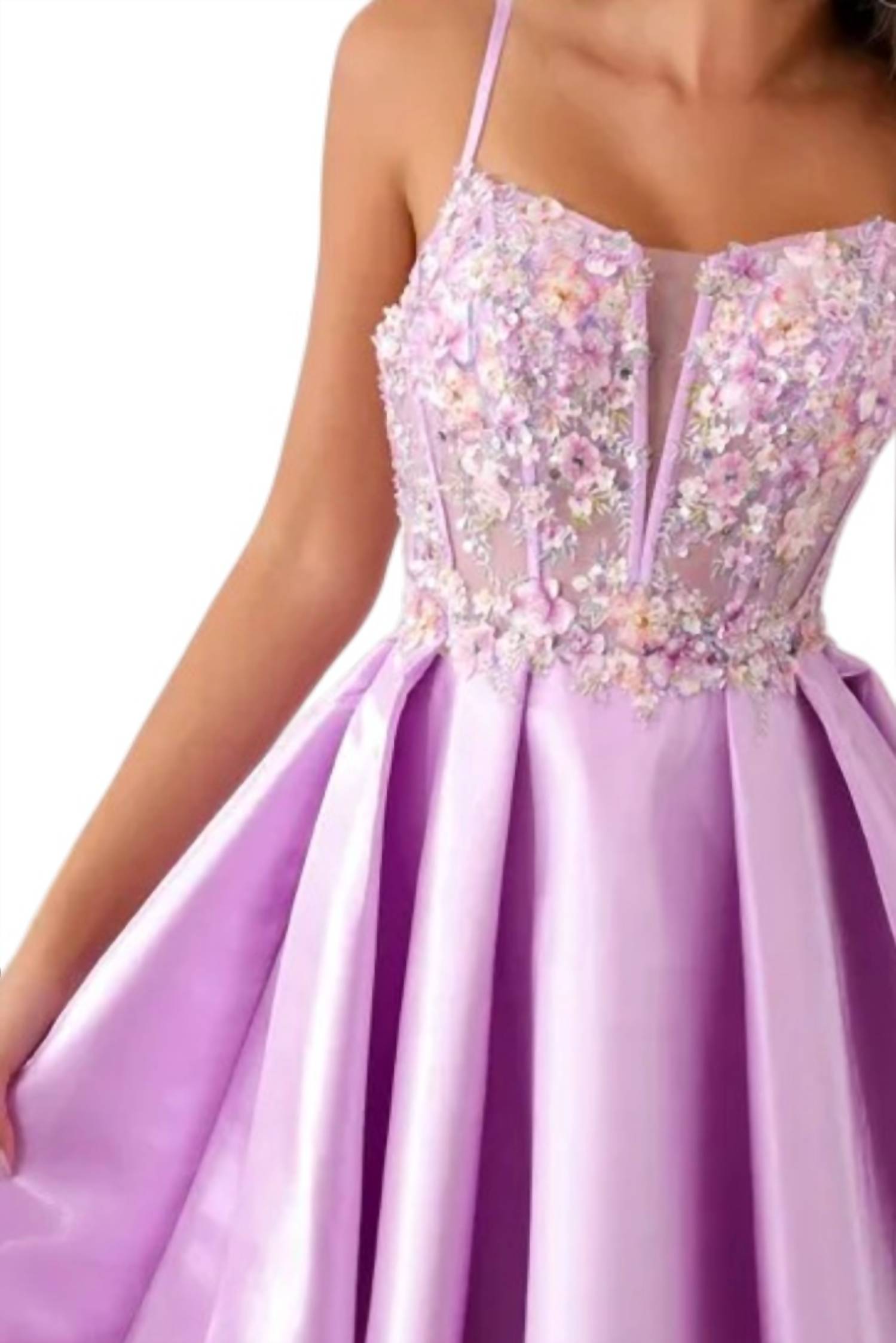 Lucci Lu - Corset Bodice A-line Dress