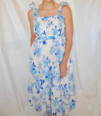 Fate - Denise Floral Details Maxi Dress