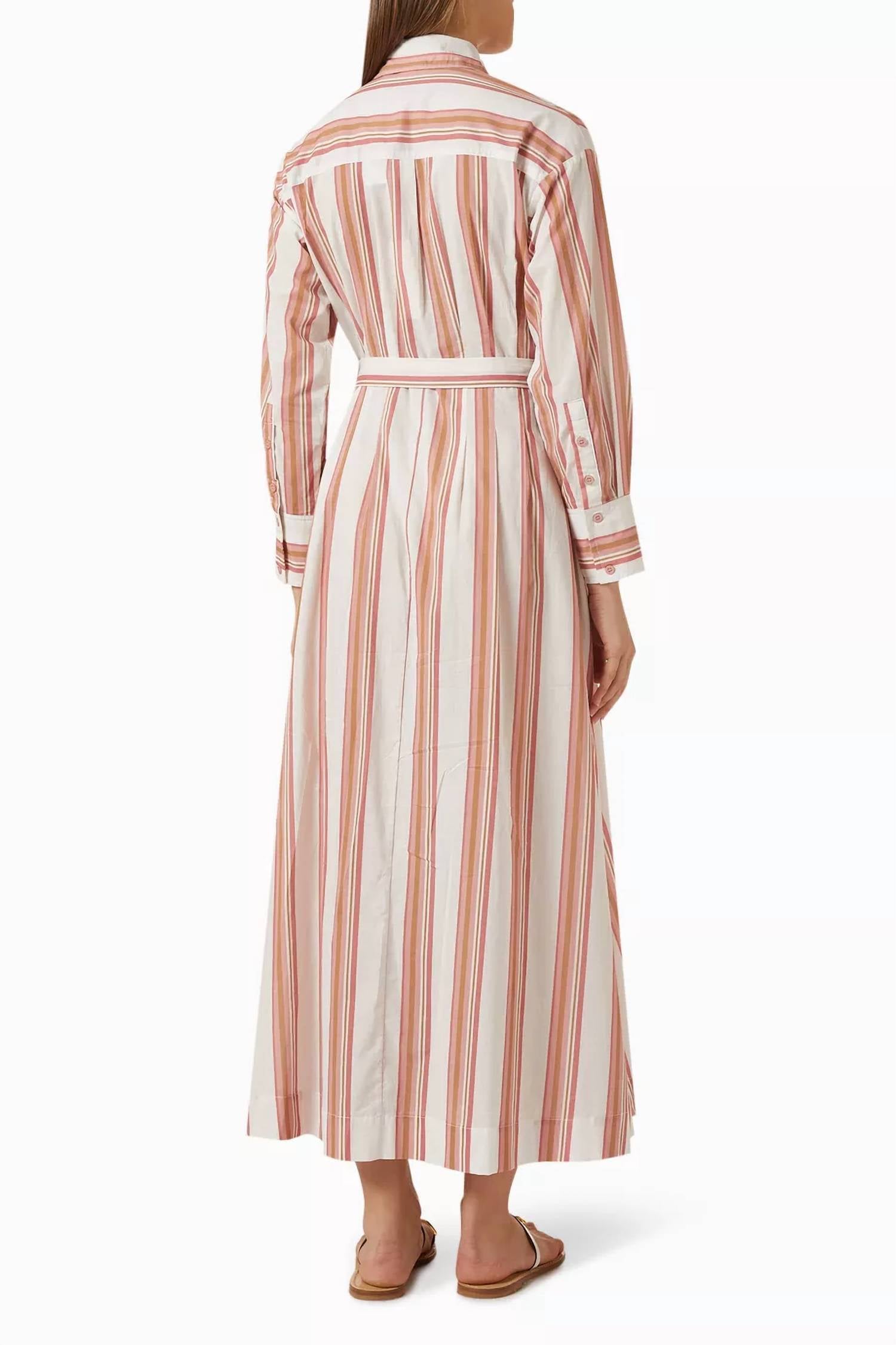Aston Studio - Arlet Stripe Shirt Dress