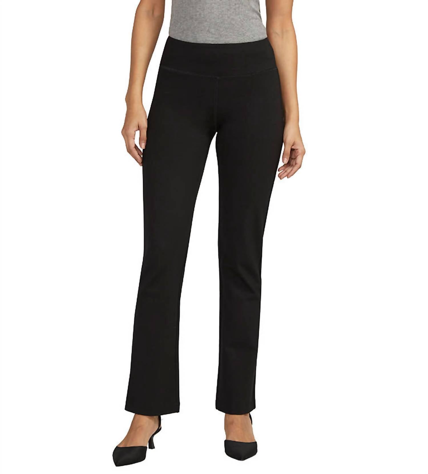 Jag - Mid Rise Pull-On Boot Cut Pants