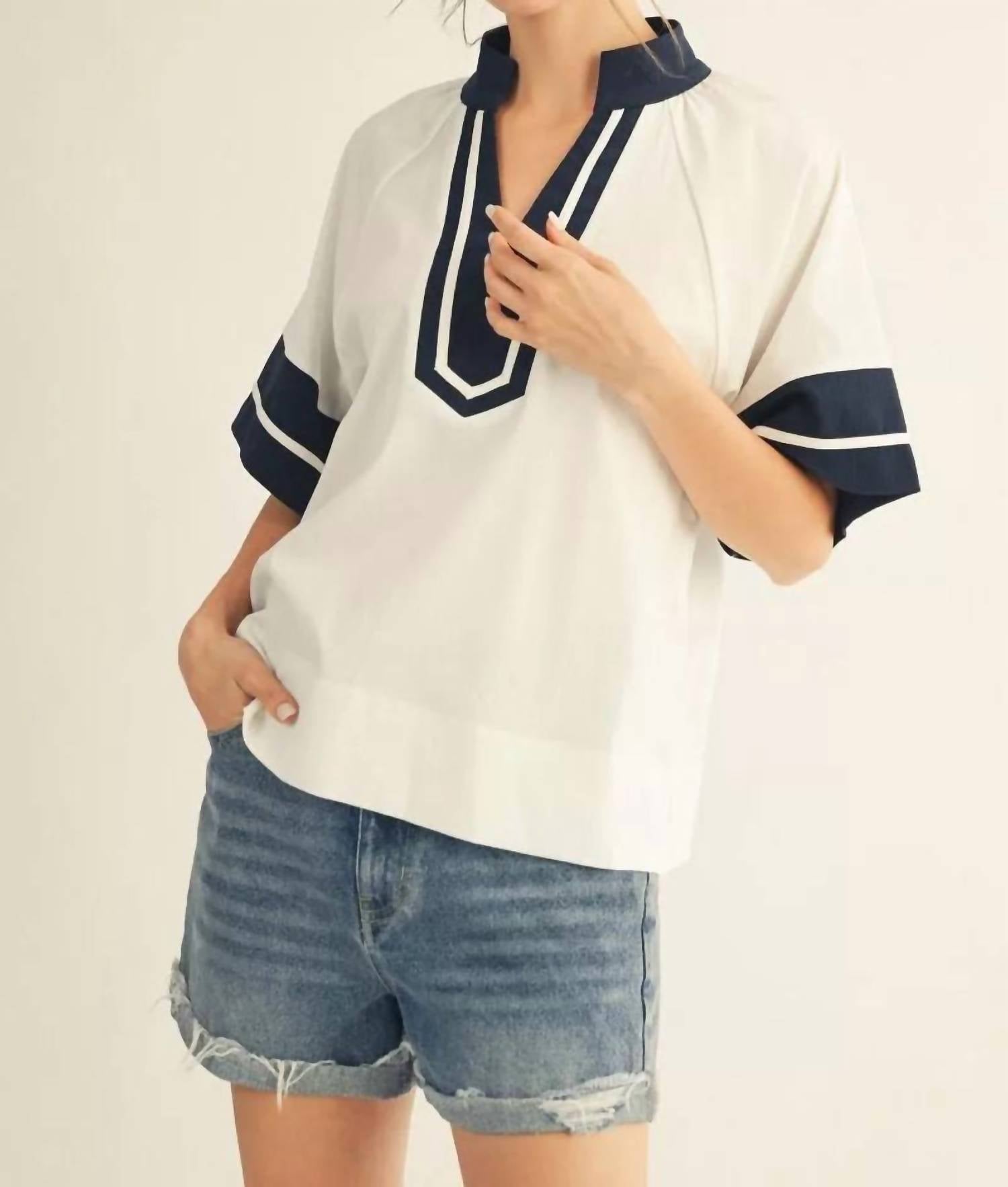 Jodifl Women's For You Top in off white - women's t-shirt - detail view