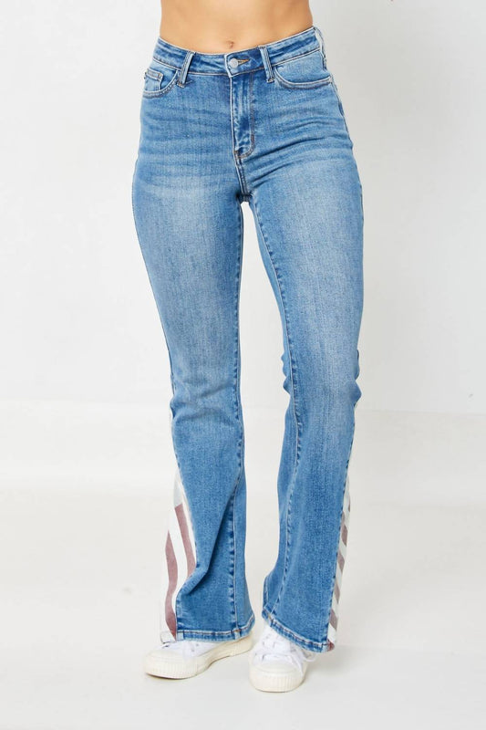 Judy Blue - AMERICANA FLAG FLARE JEANS