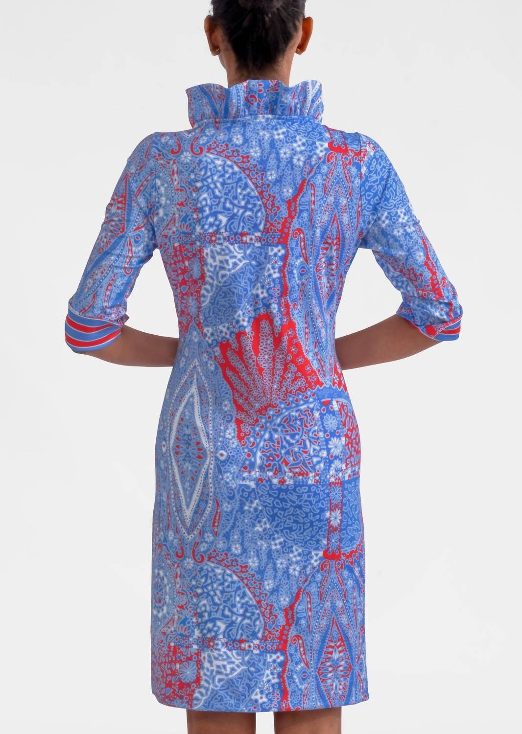 Gretchen Scott - Grand Bazaar Ruffle Neck Dress