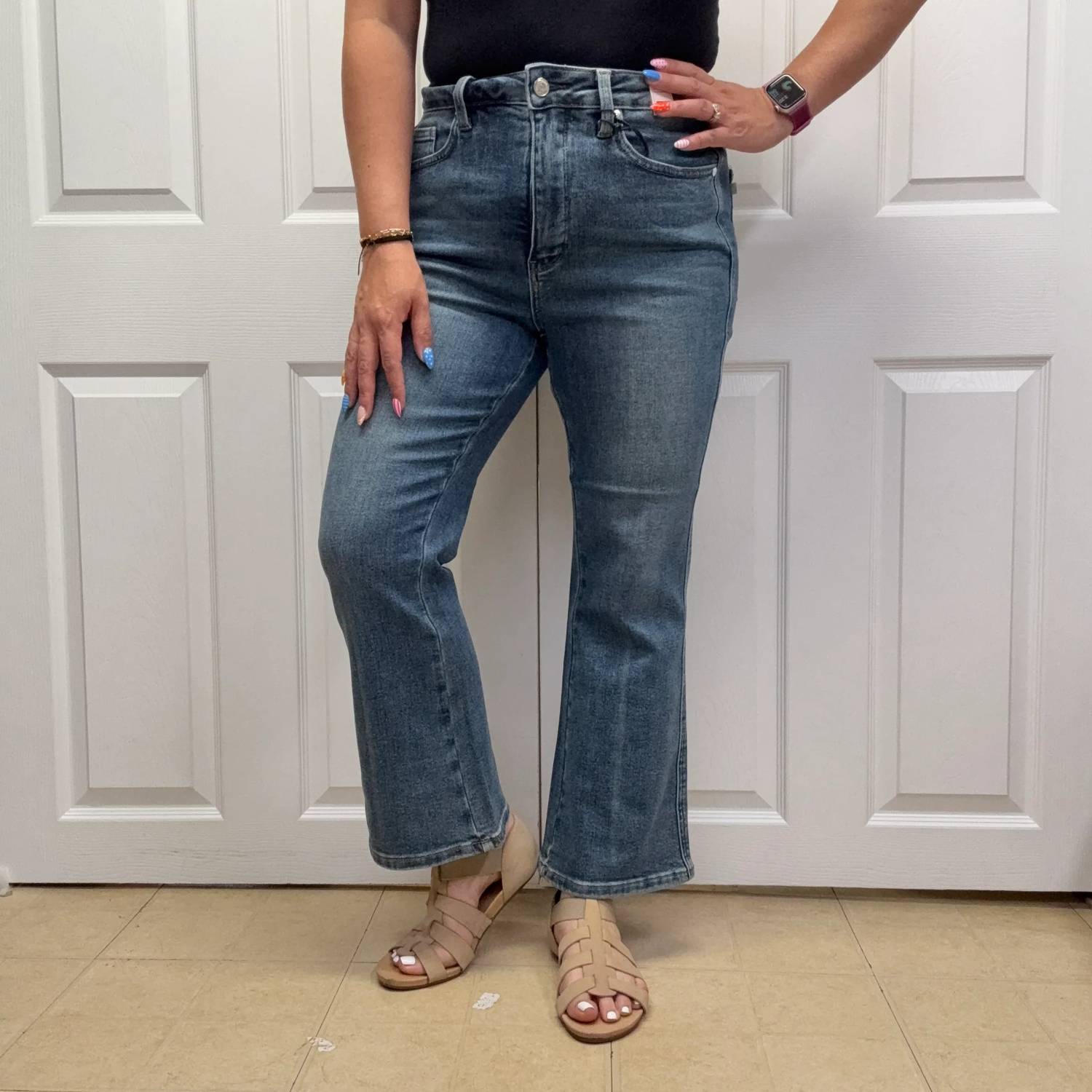 Judy Blue - High Waisted Tummy Control Kick Flare Jeans