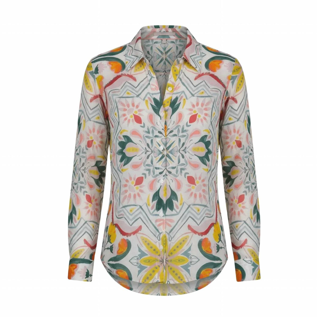 Apny - Button-up With Roll-up Sleeve Shirt