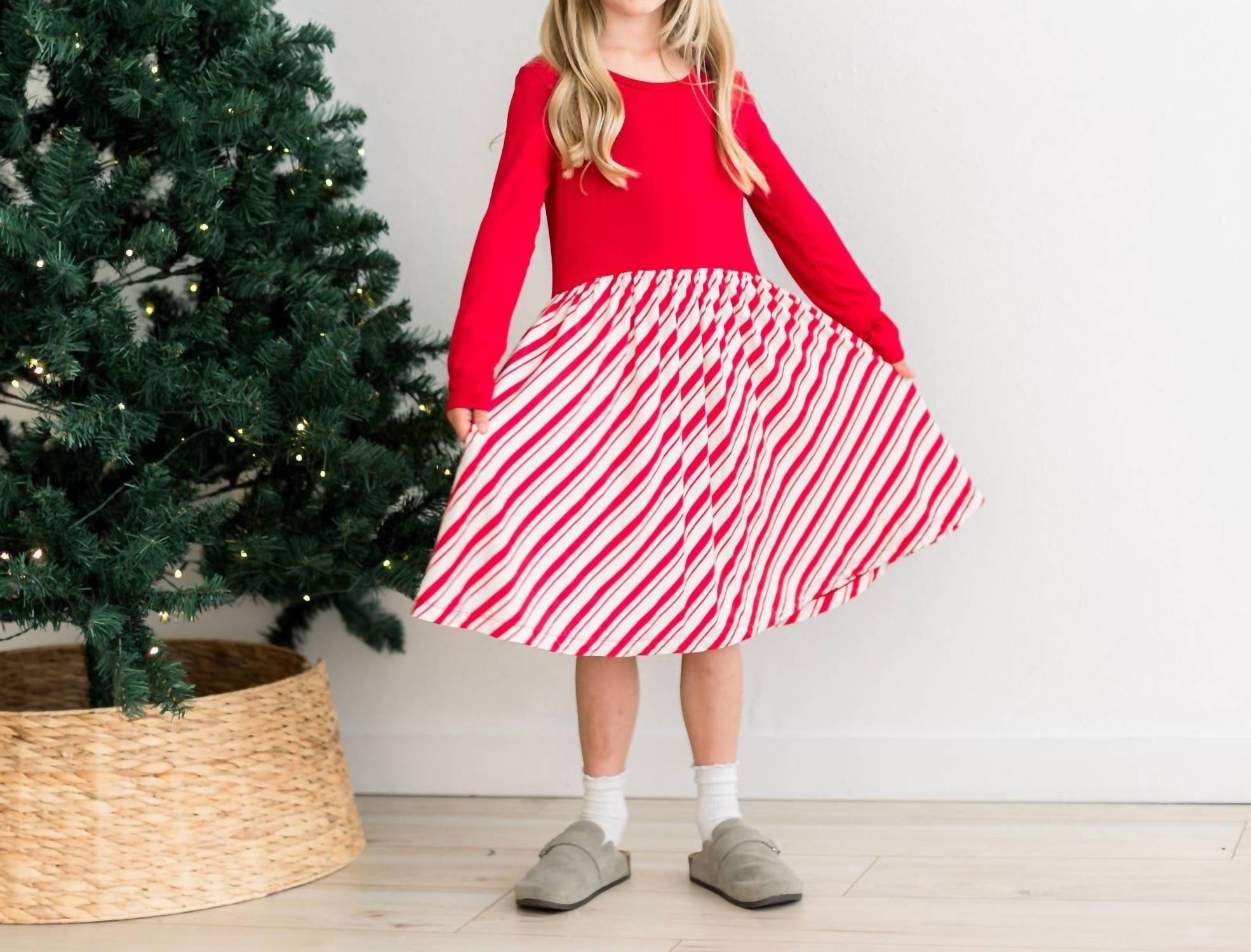 Kickee - Kid's Long Sleeve Twirl Dress With Pockets