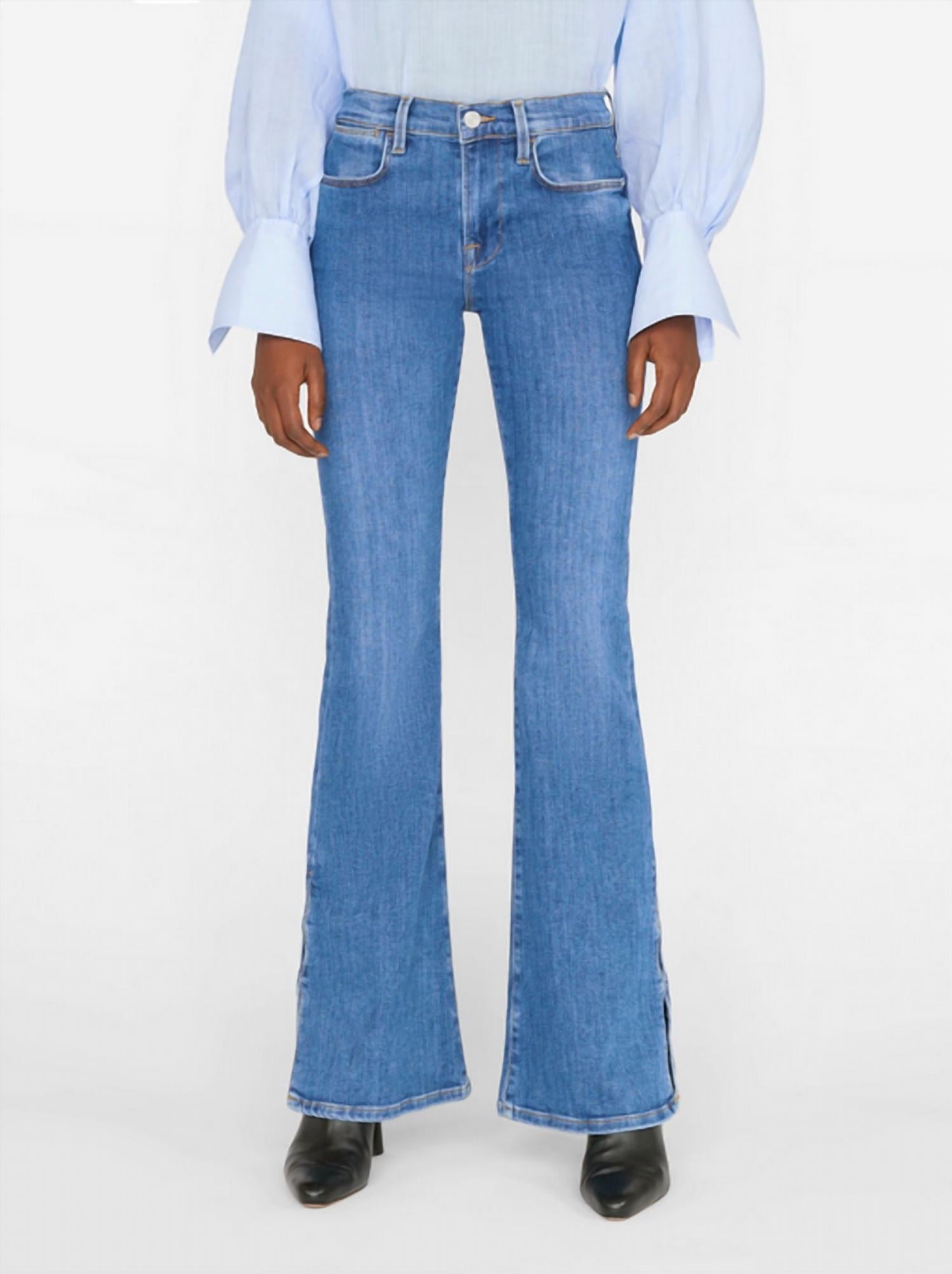 Frame - Le High Flare Mini Slits Jeans