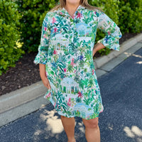 Vilagallo - Gara Shirt Mini Dress