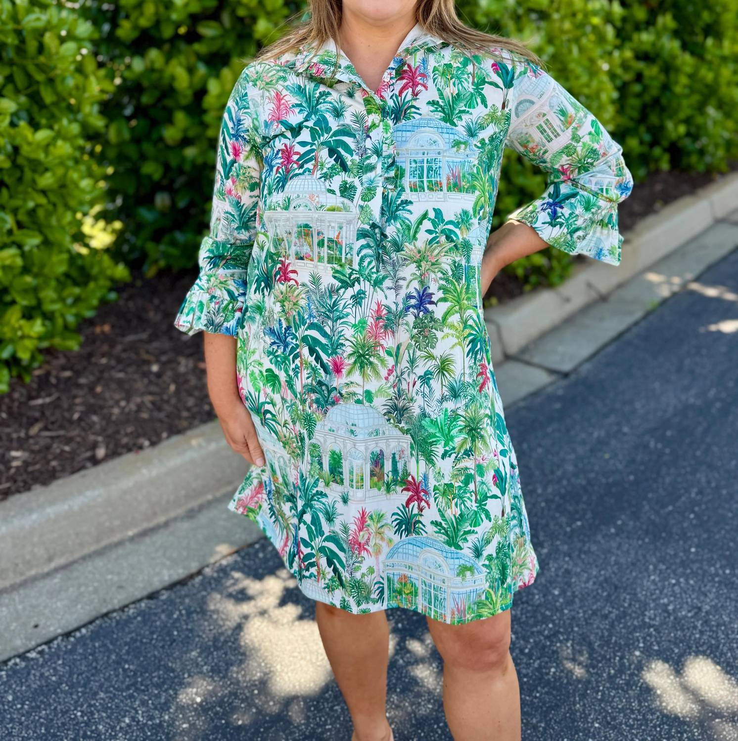 Vilagallo - Gara Shirt Mini Dress