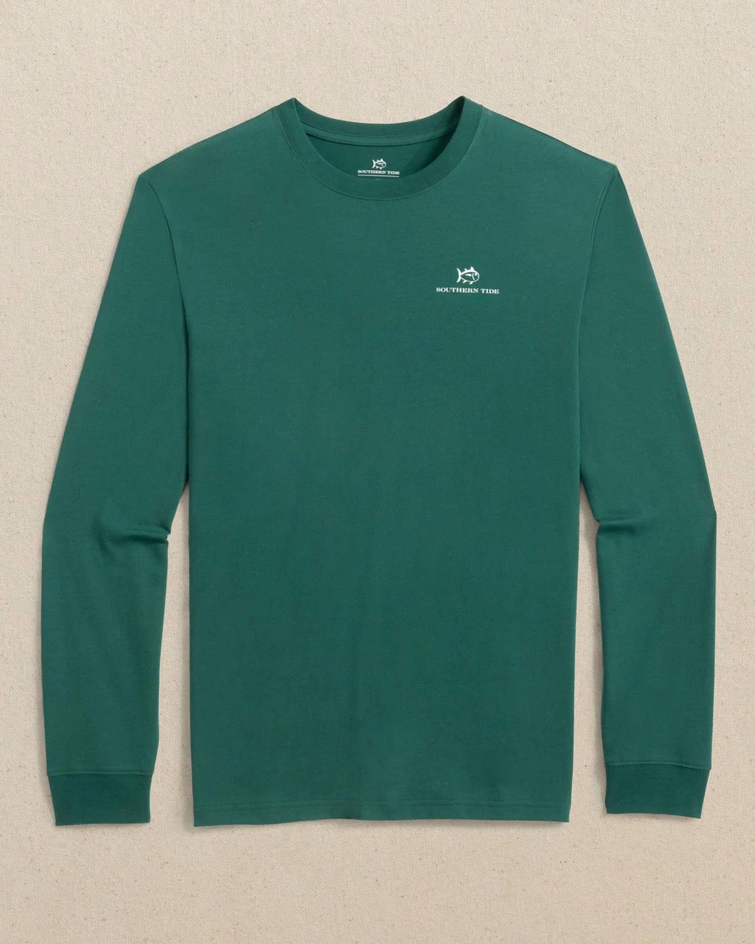 Southern Tide - Men's Club Car Santa Long Sleeve T-shirt