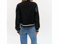 Six/Fifty - York Faux Shearling Bomber Jacket