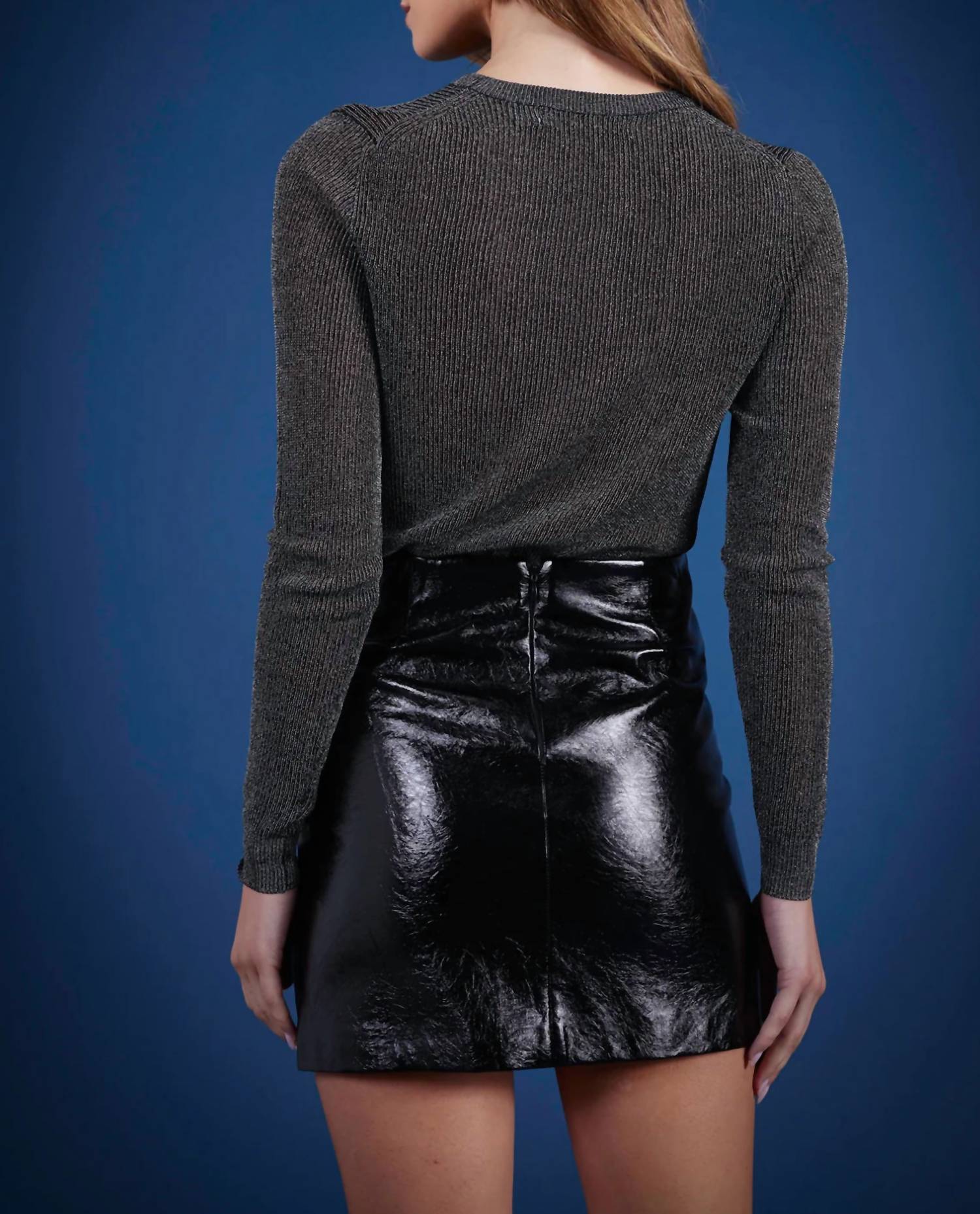 Bishop + Young - Lurex Bonita Twist Front Top