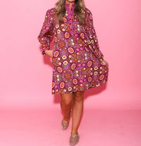 Ivy Jane - Back Tie Long Sleeve Dress