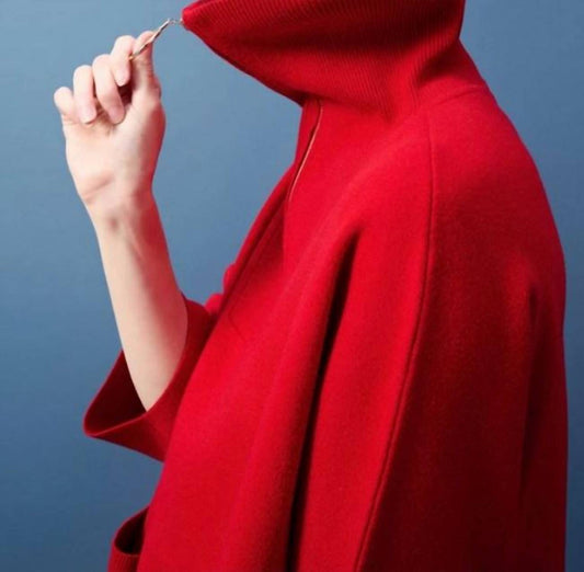 Joseph Ribkoff - Jacquard Zipped Collar Sweater