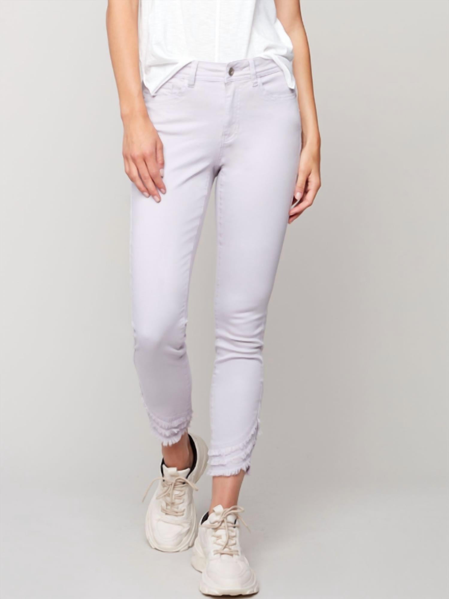 Charlie B - Ripped Hem Jeans
