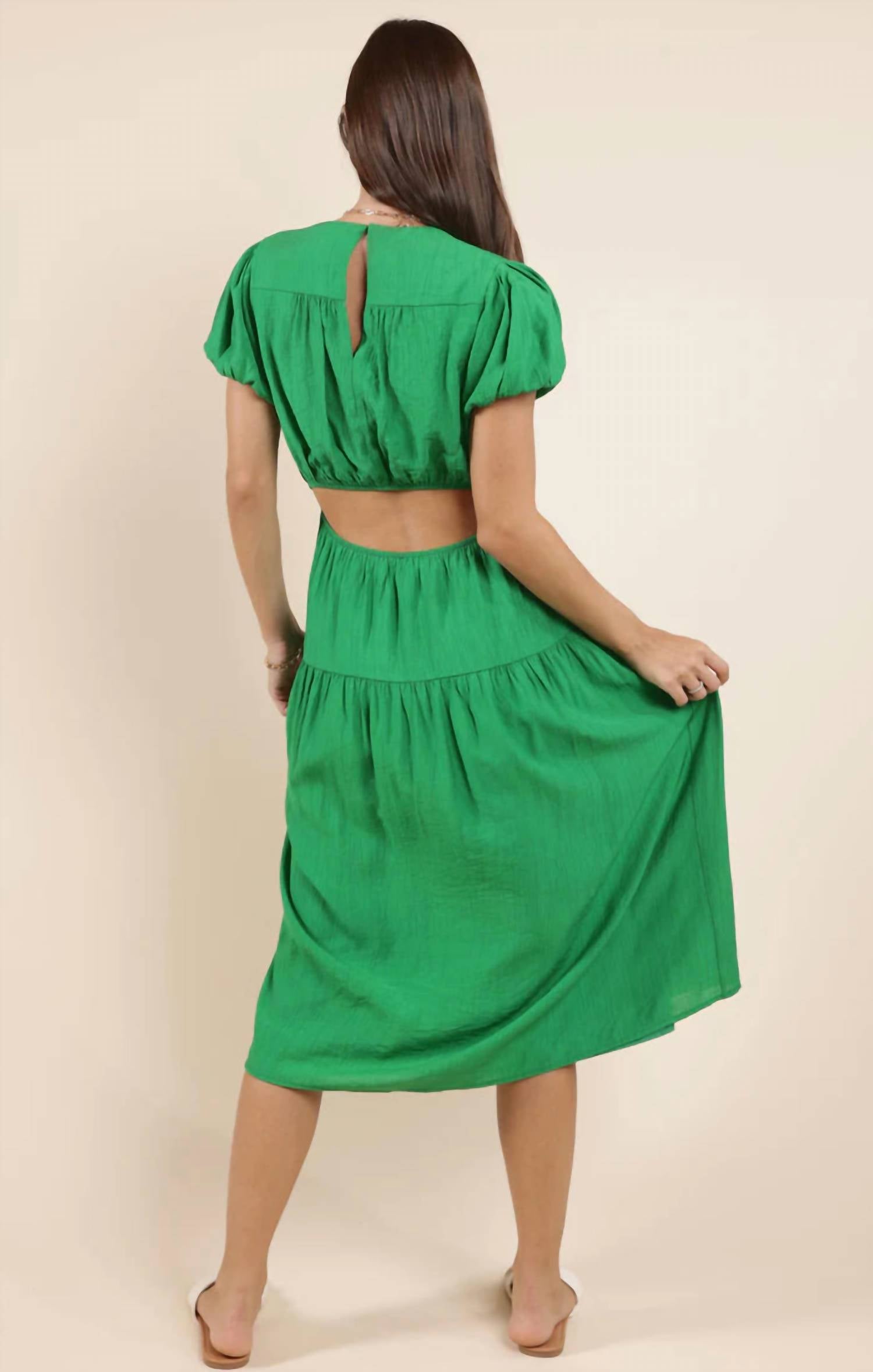 Sadie & Sage - Socialize Cut Out Midi Dress