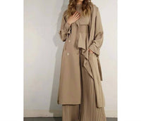 Mulla - Back Pleated Trench Coat