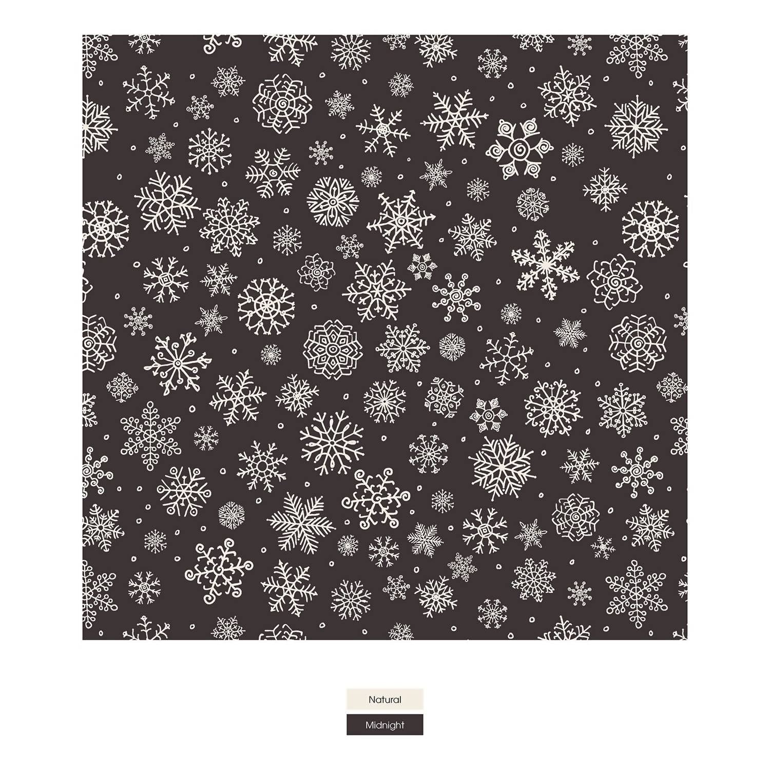 Kickee - Toddler's Chalkboard Snowflakes Blanket