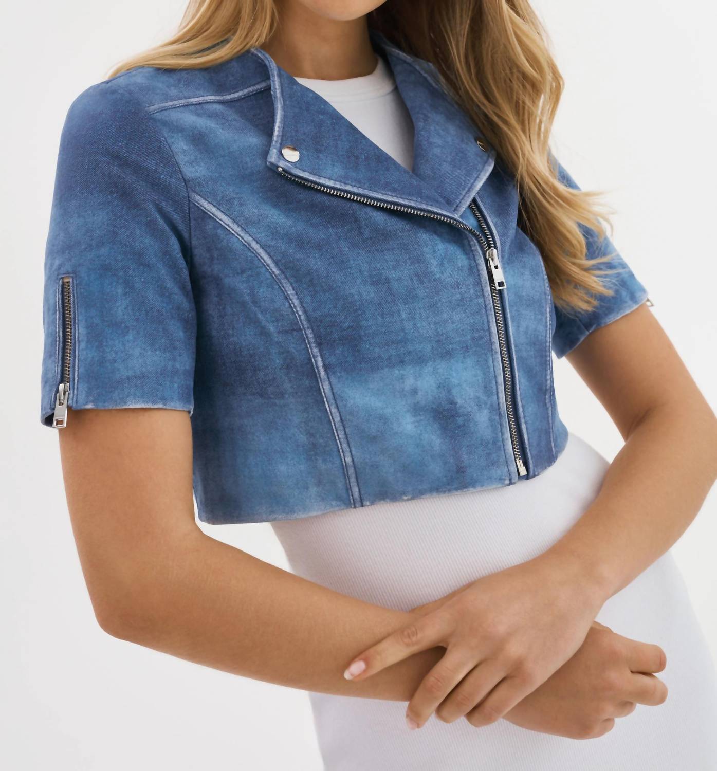 Lamarque - Kirsi Cropped Biker Jacket