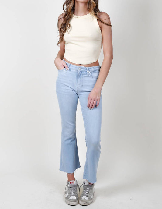 Frame - Le Crop Mini Boot Raw Fray Jeans