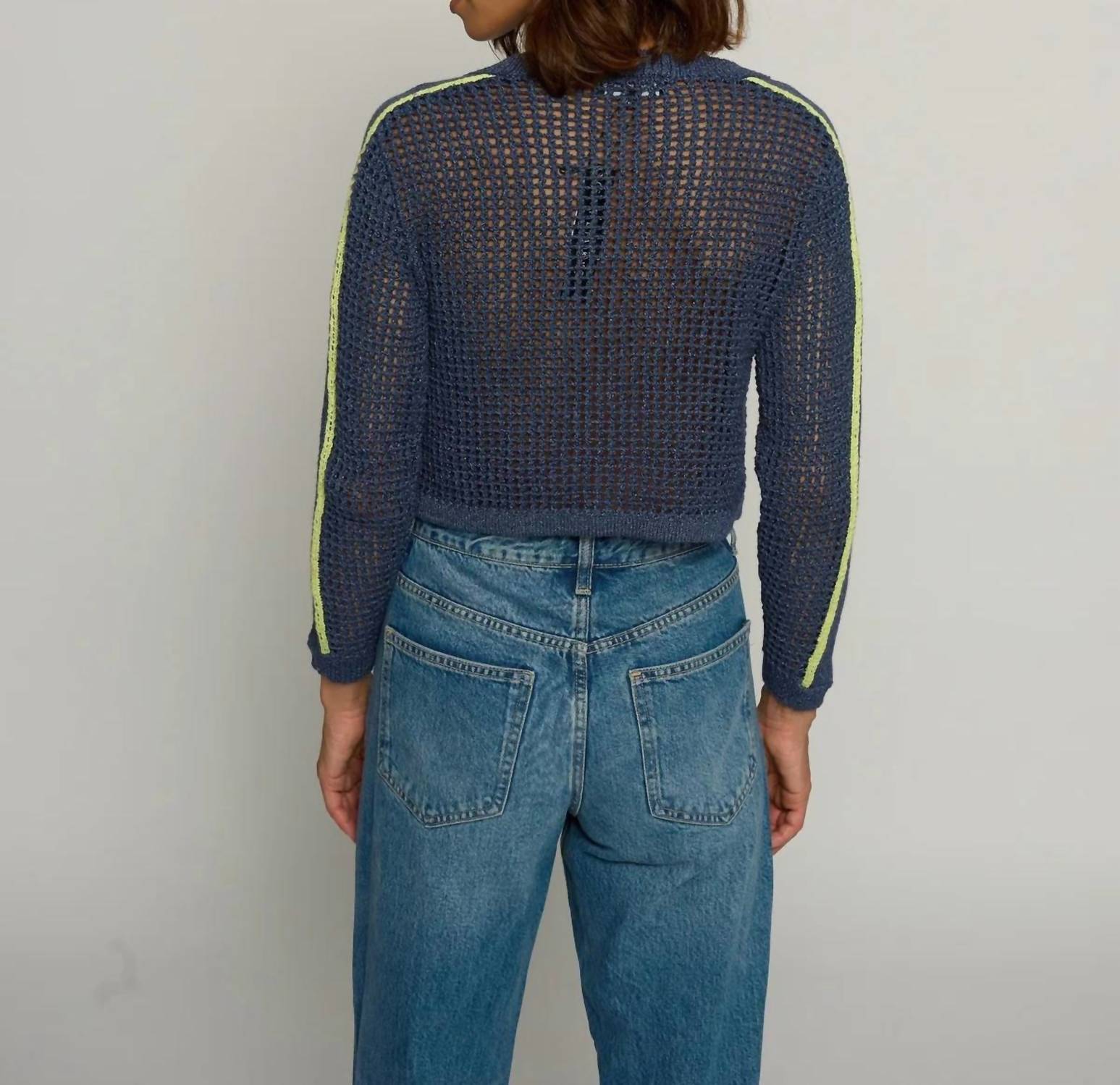 Central Park West - Mesh Stitch Cardigan