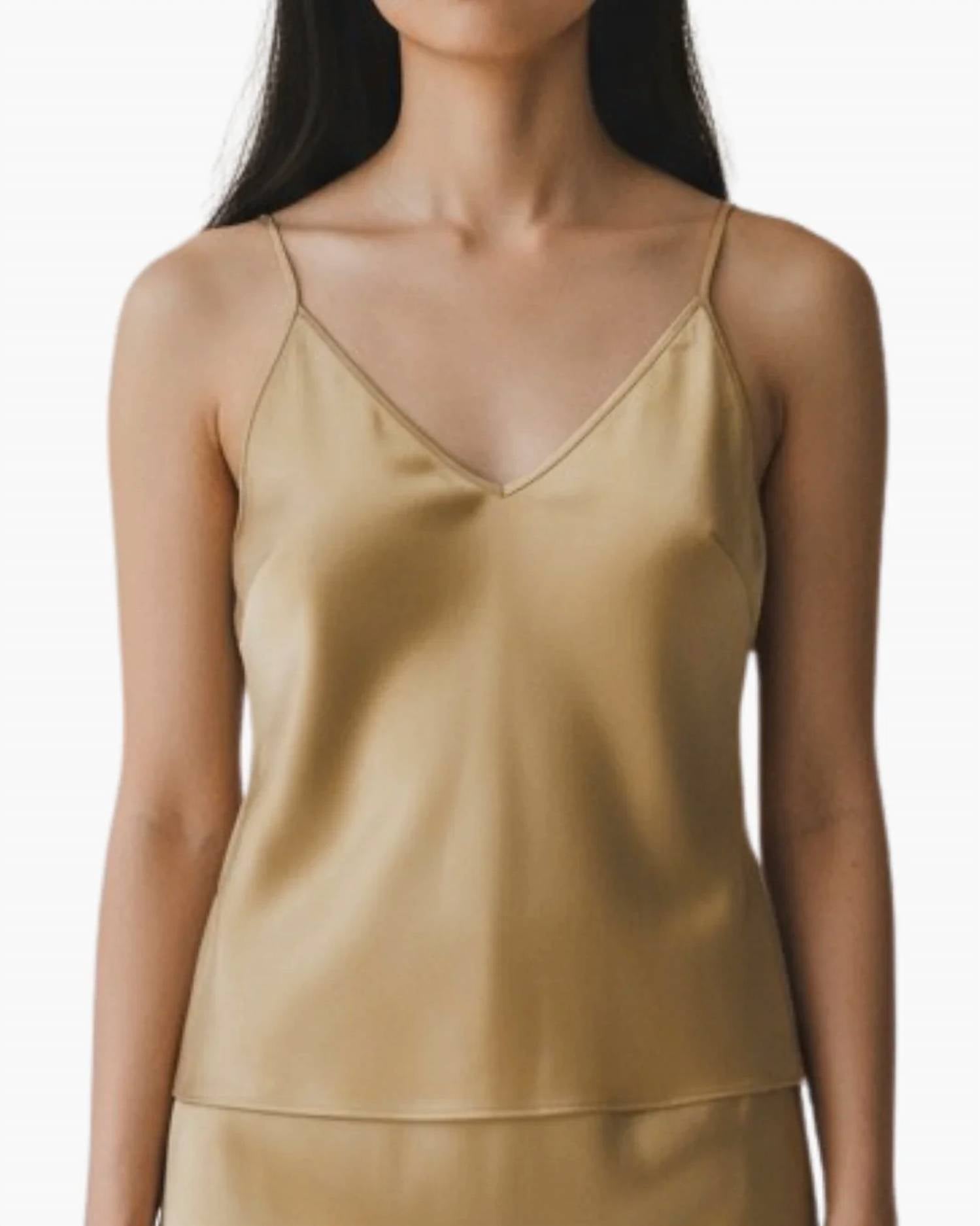 Brazeau Tricot - V-neck Silk Cami Top