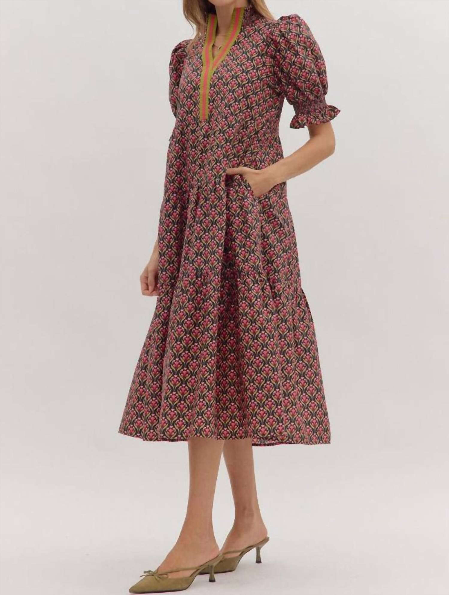 Entro - Jillian Midi Dress