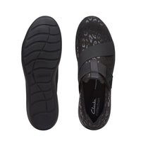 Clarks Women's Kayleigh Charm Loafer in black textile - women's flats - view 6