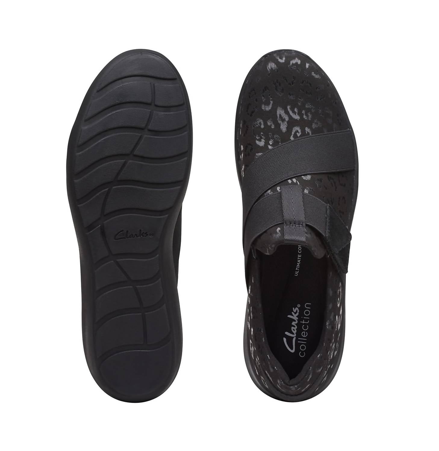 Clarks Women's Kayleigh Charm Loafer in black textile - women's flats - view 6