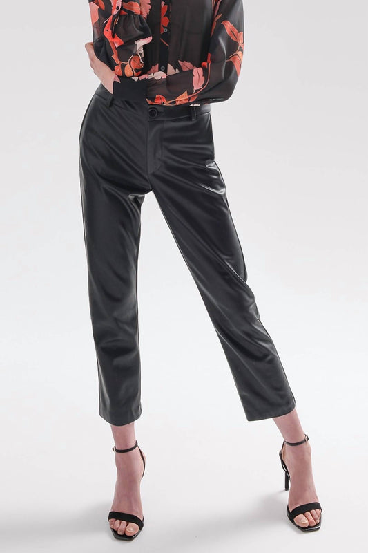 Molly Bracken - Faux Leather Trousers