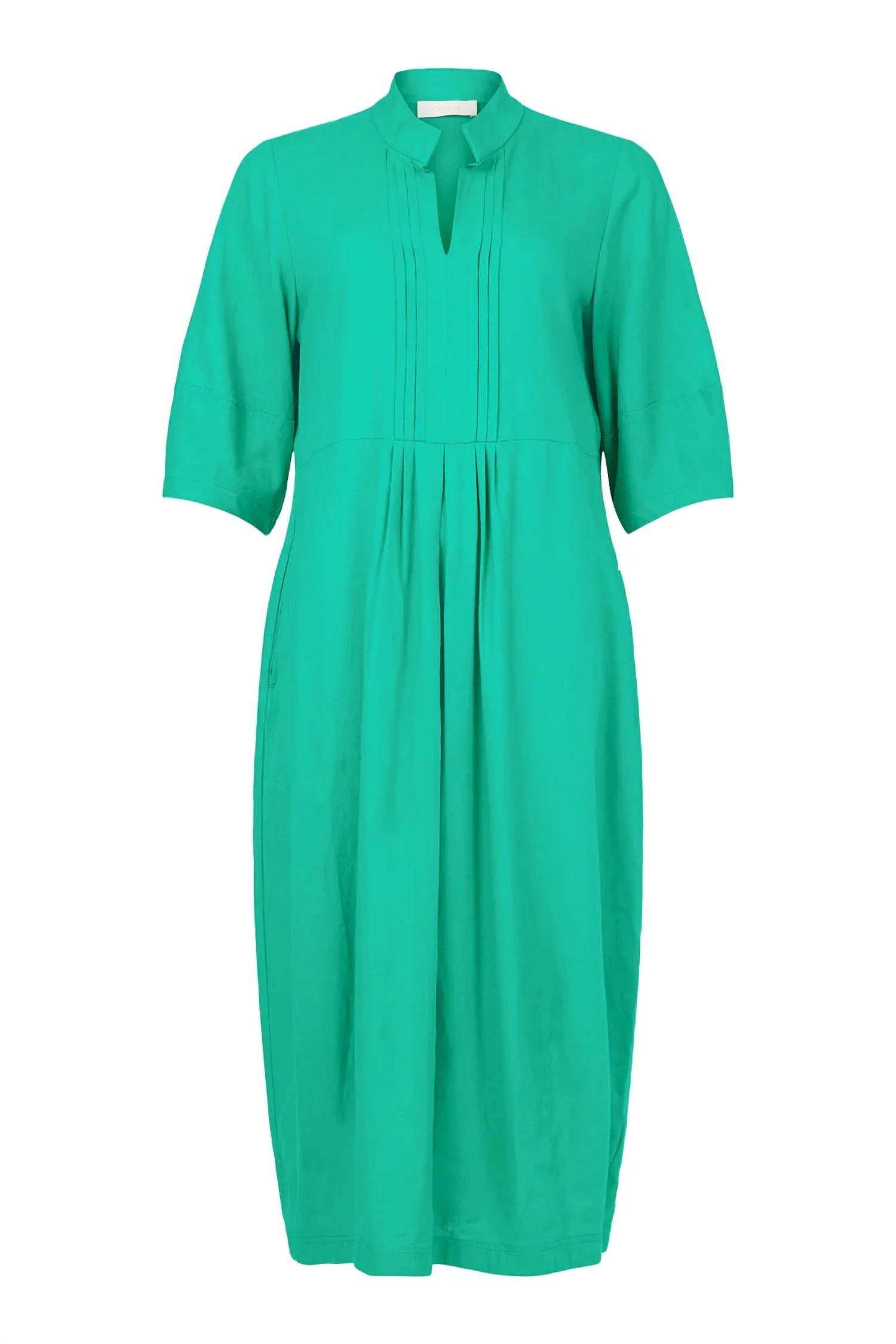 Noen - Women's Short Sleeve Midi Dress