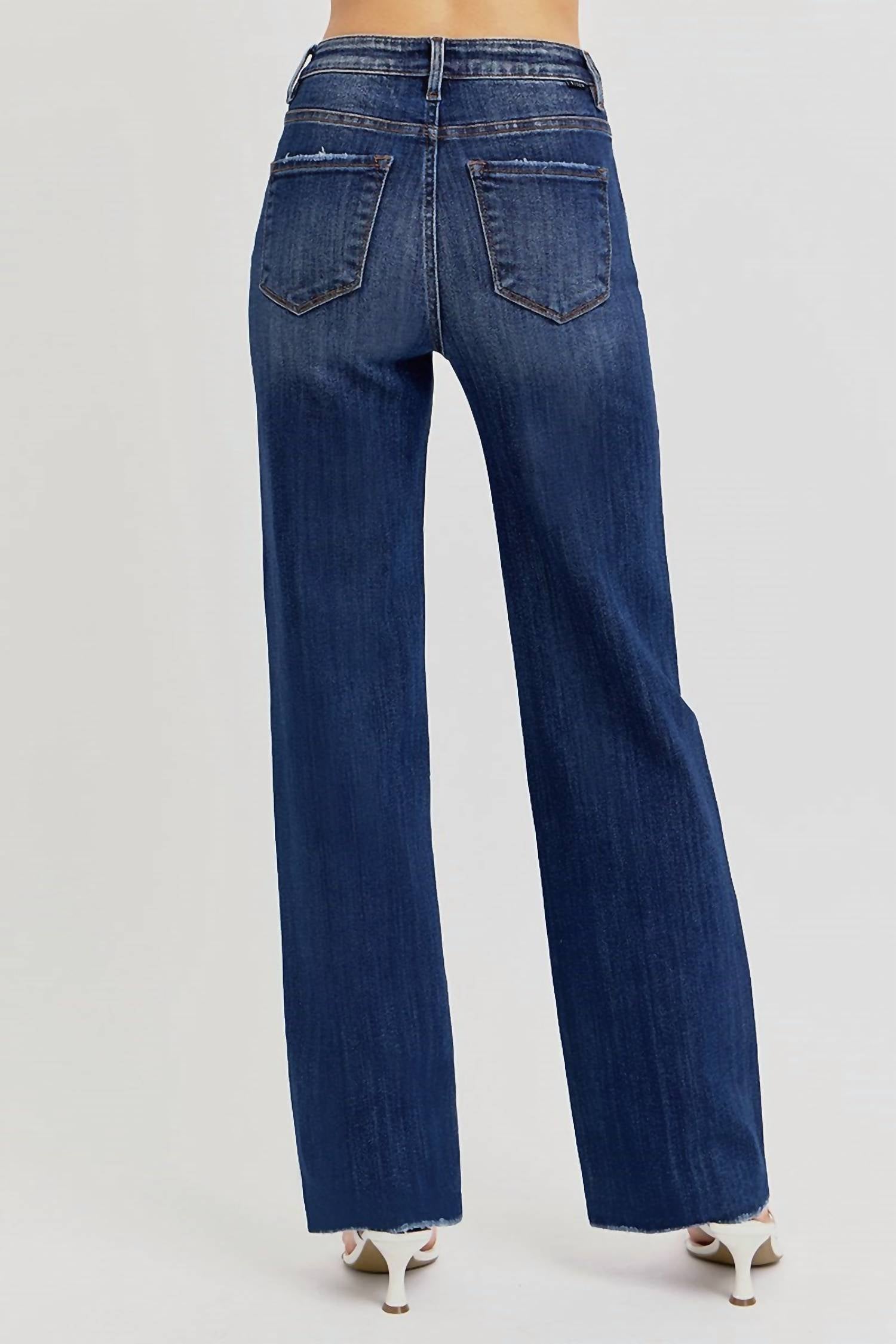 Risen - Emerson High Rise Straight Tummy Control Jeans
