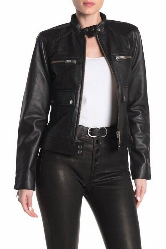 Joe'S Jeans - The Biker Leather Jacket