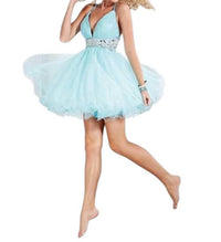 Hannah S - Beaded Halter-neck Cocktail Dress