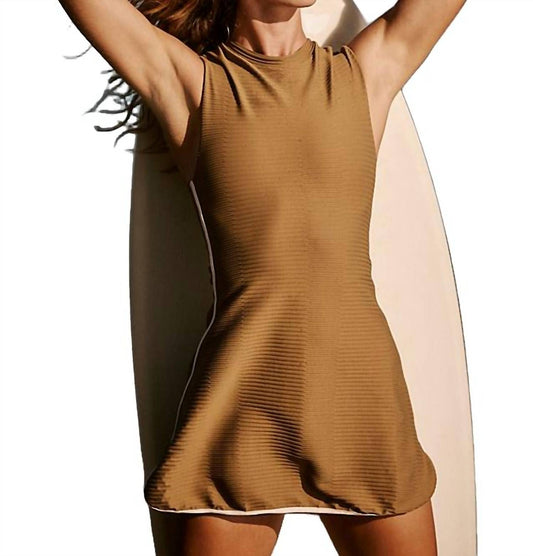 Acacia - Alma Piped Double Ribbed Tennis Dress