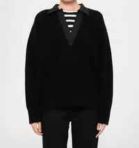 Vanessabruno - Fleuriane Low-cut V-neck Sweater