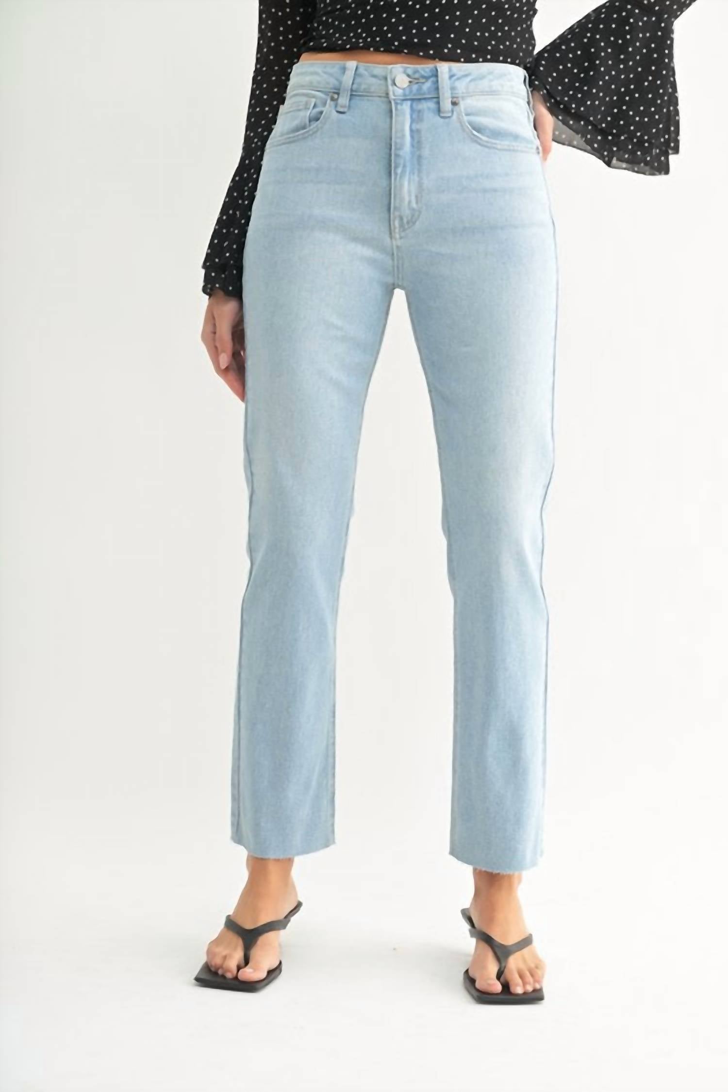 Jbd. - Cut Off Cropped Straight Jean