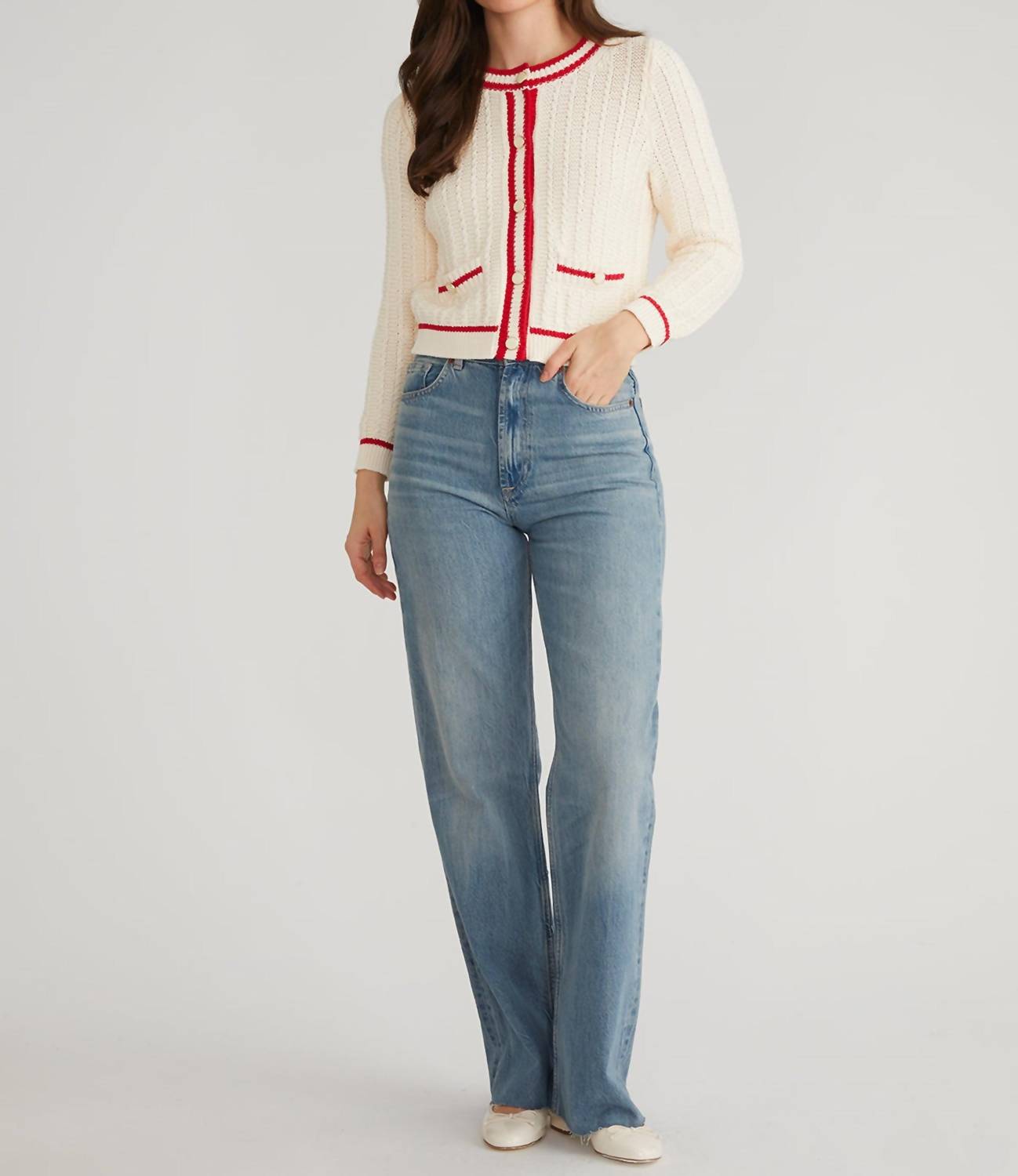 525 America - Laurel Crew Neck Trophy Cardigan