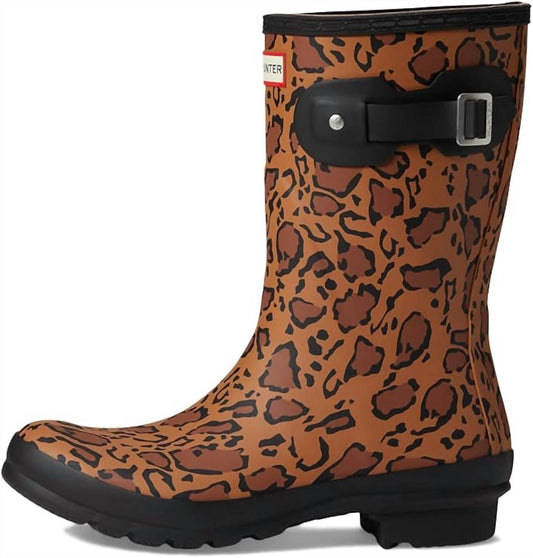 Hunter - Women's Original Short Leopard Print Boots