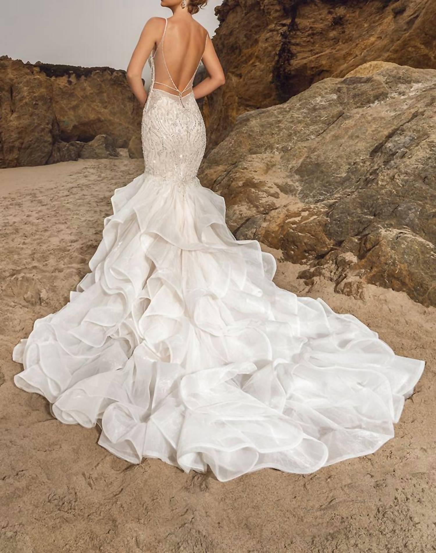 Kitty Chen Couture - Fallon Crystal Beaded Dress
