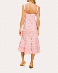 Mestiza New York - Manila Floral Lace Flared Midi Dress