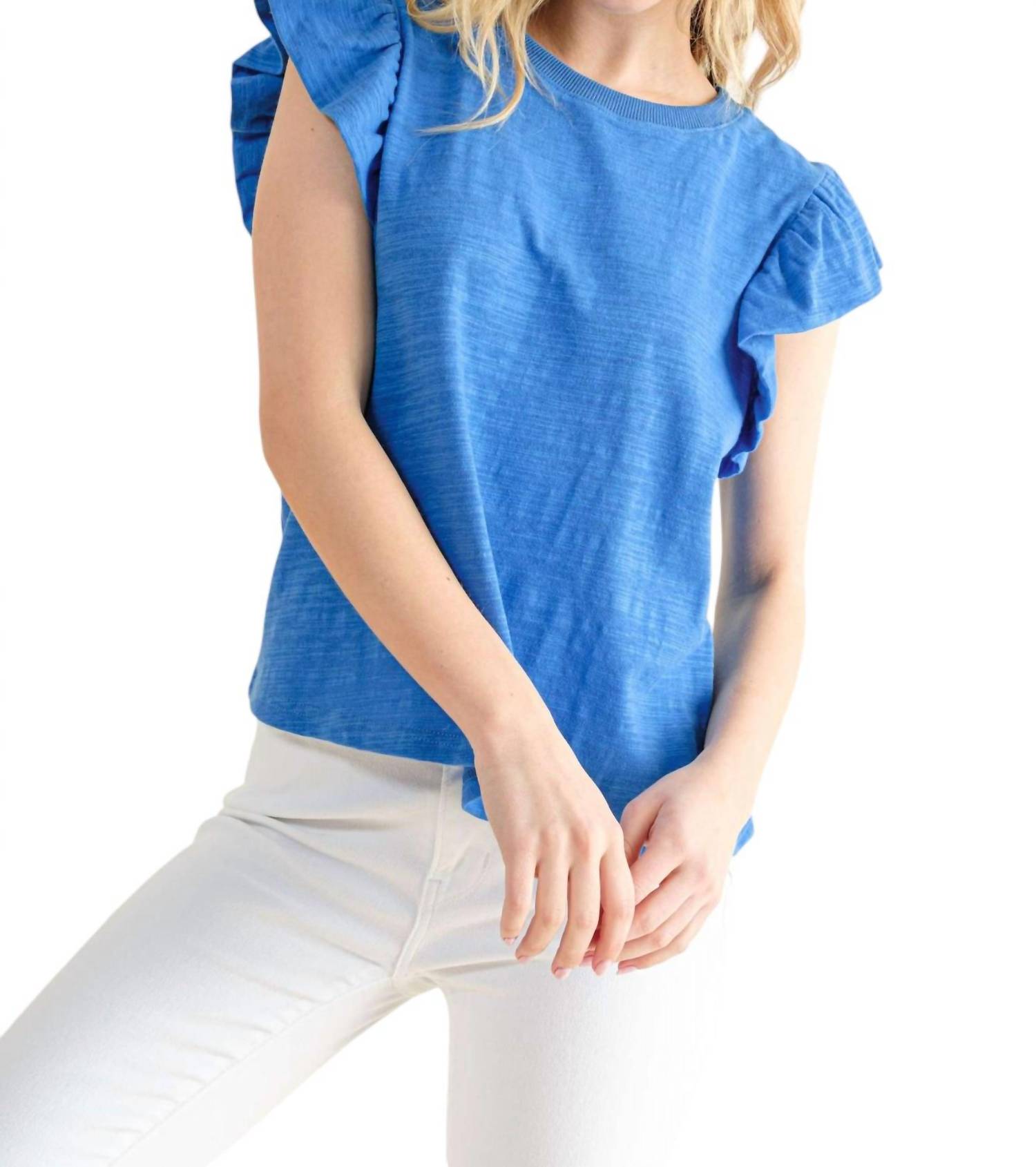 And The Why - Going Astray Ruffle Sleeve Tee