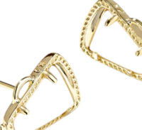 Kendra Scott Women's Cheer Stud Earrings in gold white mop - women's jewelry - detail view