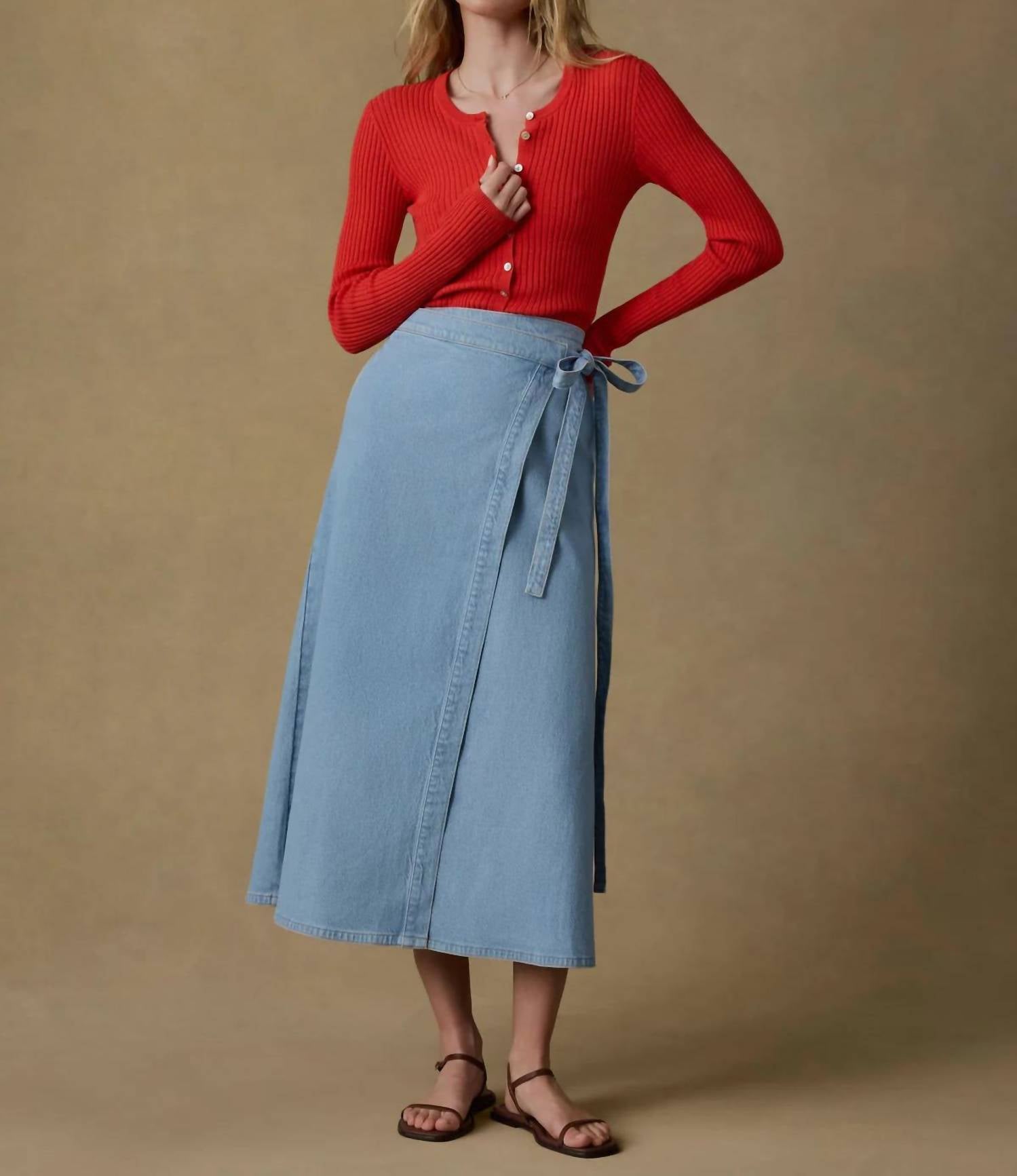 Faherty - Solstice Jean Wrap Skirt