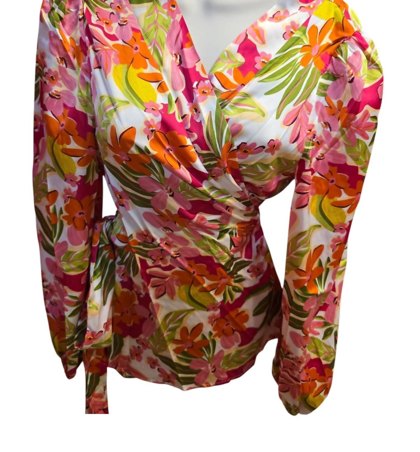 Jess Lea - Women's Flirty Forecast Wrap Blouse