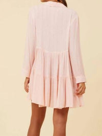 Tiered Shirt Dress