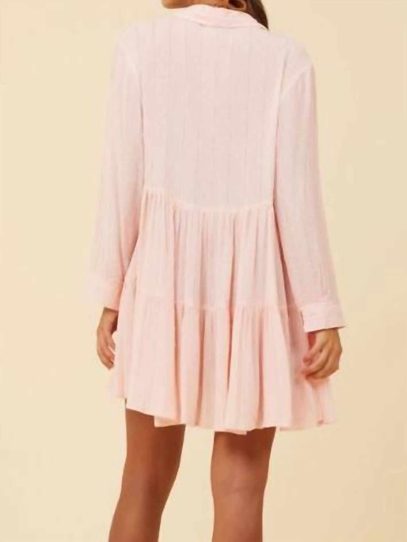 Tiered Shirt Dress