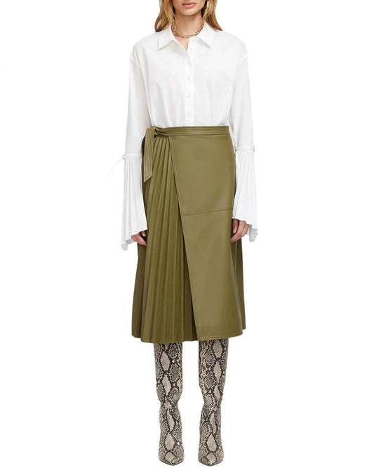 Jonathan Simkhai - Mar Pleated Midi Skirt