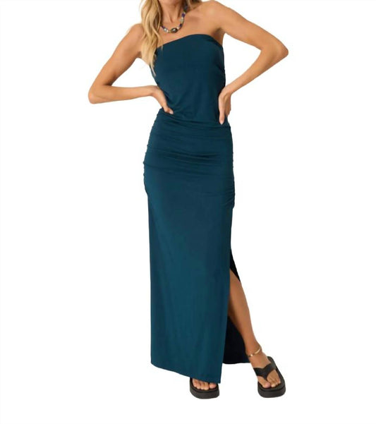 Project Social T - Nala Strapless Side Ruched Dress